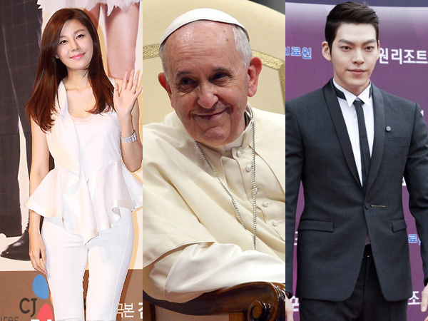 Para Seleb Korea Berkumpul Nyanyikan Lagu Penghormatan Kedatangan Paus Francis